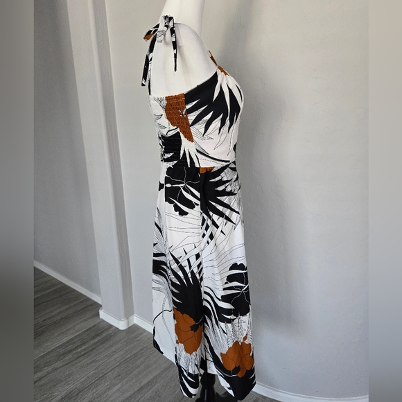 Vintage 60s McInerny Hawaiian Sun Dress by Sidney Tie Spaghetti Strap Sz XS - Picture 6 of 12